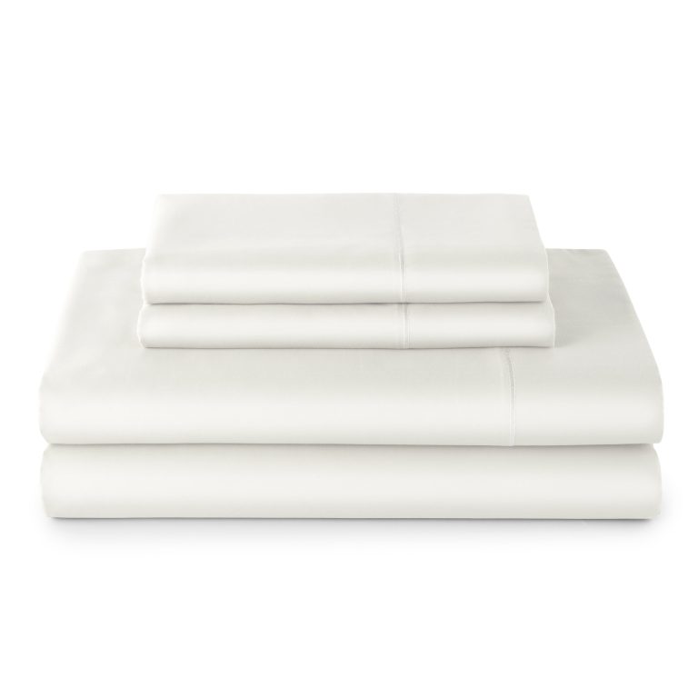 4-Piece 400 Thread Count Vanilla Dream Performance Bed Sheet Set, King